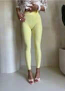 Legginsy GYM - bananowe