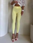 Legginsy GYM - bananowe