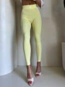 Legginsy GYM - bananowe