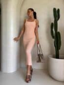 Sukienka NADI - morela