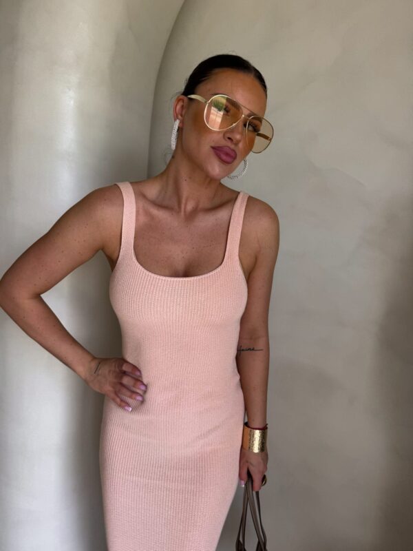 Sukienka NADI - morela