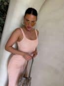 Sukienka NADI - morela