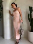 Sukienka NADI - morela