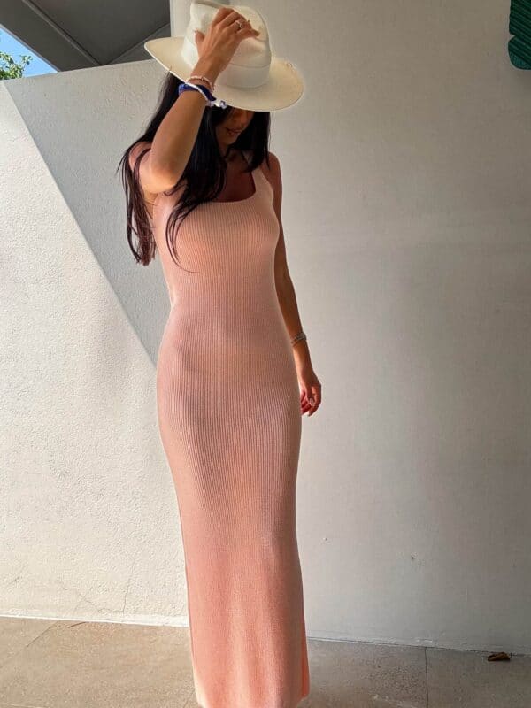 Sukienka NADI - morela