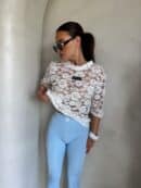 Bluzka MARMARIS koronka welur – ecru Bluzka MARMARIS koronka welur – ecru