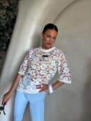 Bluzka MARMARIS koronka welur – ecru Bluzka MARMARIS koronka welur – ecru