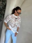 Bluzka MARMARIS koronka welur – ecru Bluzka MARMARIS koronka welur – ecru