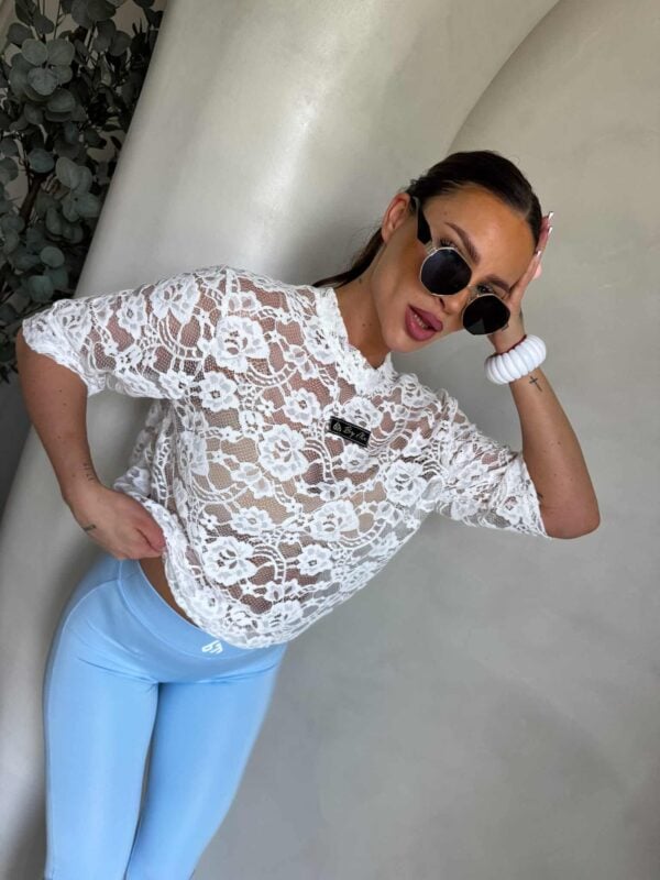 Bluzka MARMARIS koronka welur – ecru Bluzka MARMARIS koronka welur – ecru