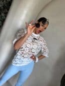 Bluzka MARMARIS koronka welur – ecru Bluzka MARMARIS koronka welur – ecru