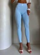 Legginsy GYM - baby blue