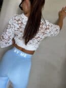 Legginsy GYM - baby blue