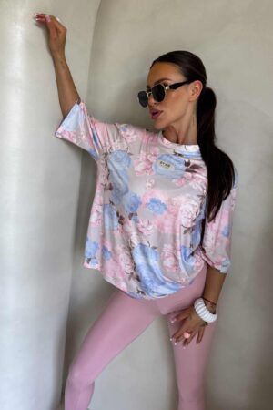 Bluzka MARMARIS print - piwonia