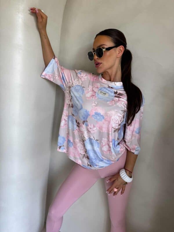 Bluzka MARMARIS print - piwonia