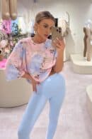 Bluzka MARMARIS print - piwonia