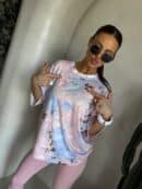 Bluzka MARMARIS print - piwonia