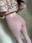 Legginsy GYM - jasny róż