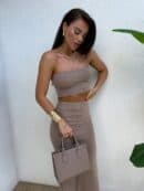 Komplet MEDUSA - ciemny beż