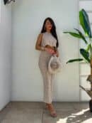 Komplet FLORIDA - ciemny beż