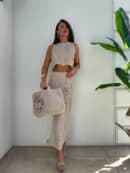 Komplet FLORIDA - ciemny beż