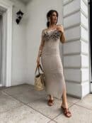 Sukienka ALOHA - ciemny beż Sukienka ALOHA - ciemny beż