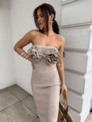 Sukienka ALOHA - ciemny beż Sukienka ALOHA - ciemny beż