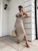 Sukienka ALOHA - ciemny beż Sukienka ALOHA - ciemny beż