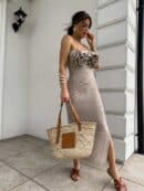 Sukienka ALOHA - ciemny beż Sukienka ALOHA - ciemny beż