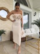 Sukienka ALOHA - jasny beż Sukienka ALOHA - jasny beż