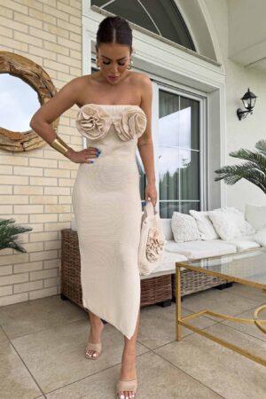 Sukienka ALOHA - jasny beż Sukienka ALOHA - jasny beż