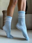 Skarpetki LOGO – baby blue