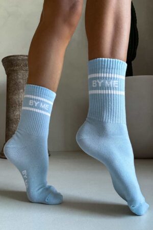 Skarpetki LOGO – baby blue