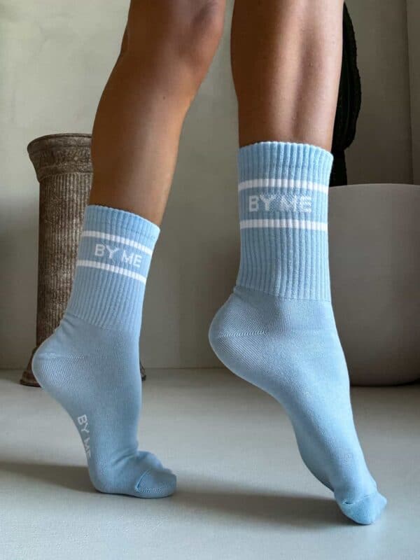 Skarpetki LOGO – baby blue