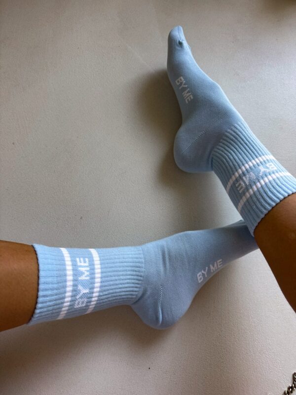 Skarpetki LOGO – baby blue