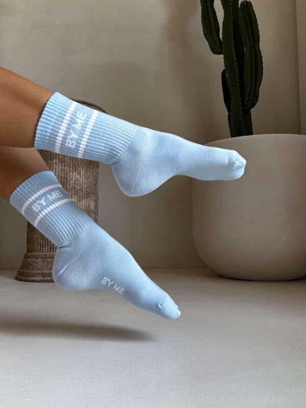 Skarpetki LOGO – baby blue