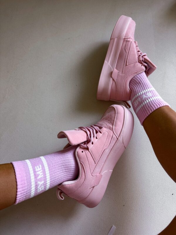 Skarpetki LOGO – różowe