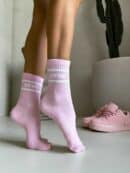 Skarpetki LOGO – różowe