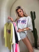 T-shirt BY ME jeans – szary T-shirt BY ME jeans – szary