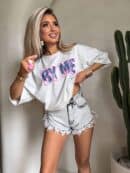 T-shirt BY ME jeans – szary T-shirt BY ME jeans – szary