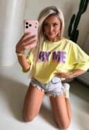 T-shirt BY ME jeans – cytrynowy