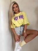 T-shirt BY ME jeans – cytrynowy