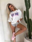 T-shirt BY ME jeans – ecru