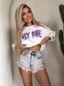 T-shirt BY ME jeans – ecru