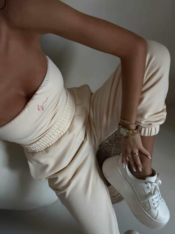 Top MAVEN - waniliowy Top MAVEN - waniliowy