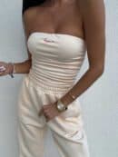 Top MAVEN - waniliowy Top MAVEN - waniliowy