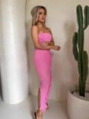 Sukienka LAGUNA - mocny róż