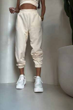 Spodnie dresowe CLASSIC - waniliowe