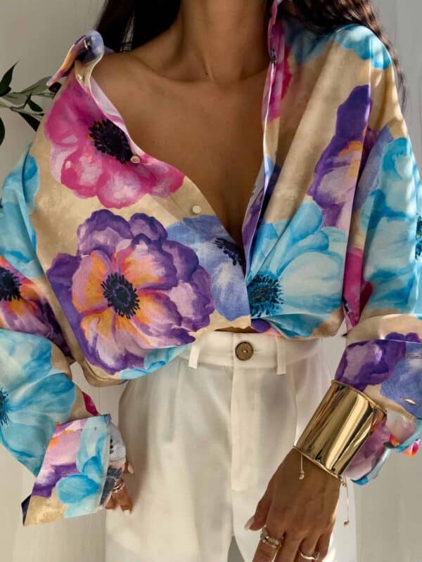 Koszula OVER SPRING wiskoza – flowers