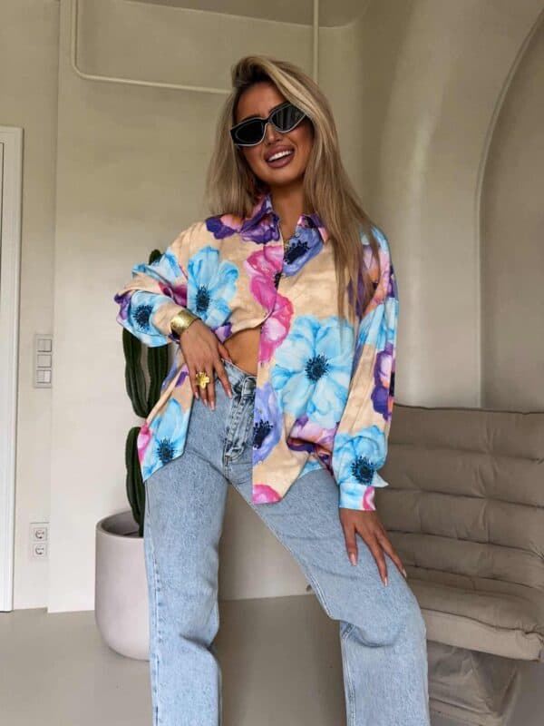 Koszula OVER SPRING wiskoza – flowers