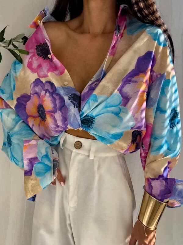 Koszula OVER SPRING wiskoza – flowers