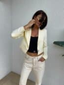 Marynarka SLIM - waniliowa